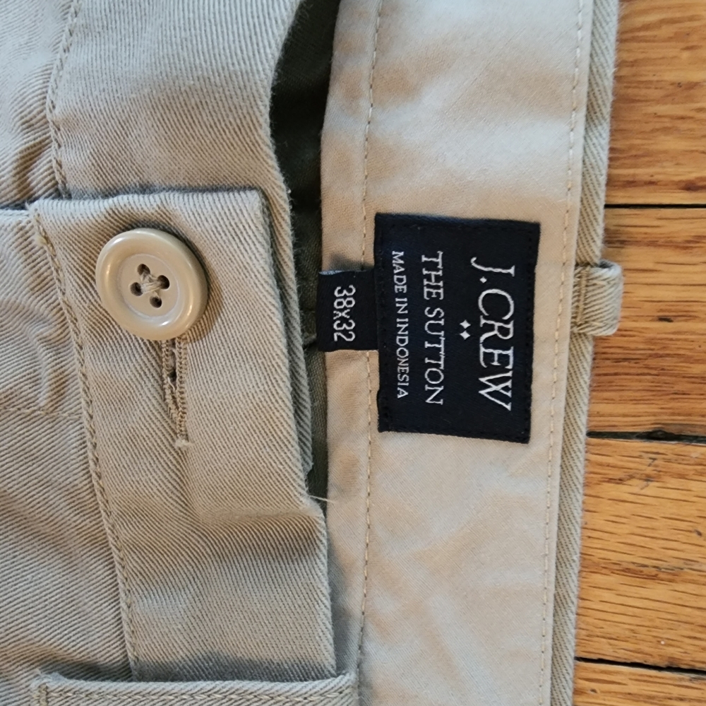 Khaki J Crew Men's pants- "The Sutton"